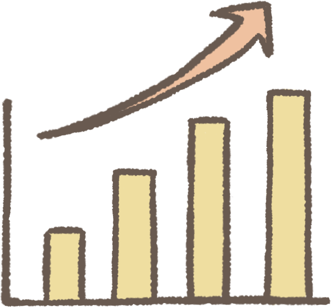 グラフのイラスト