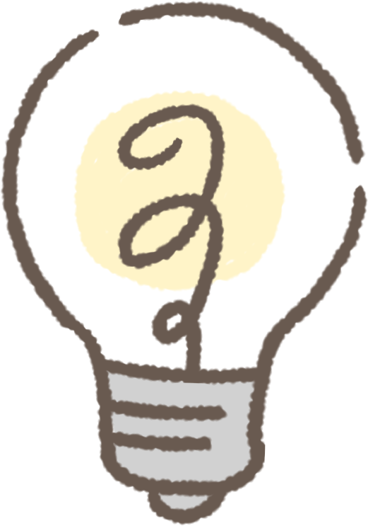 電球のイラスト