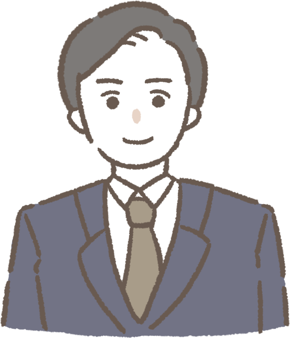 男性のイラスト